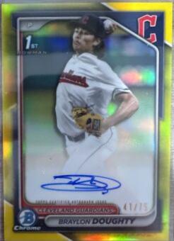 Braylon Doughty [Yellow Refractor] #CPA-BD