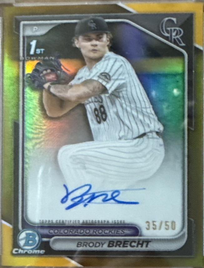 Brody Brecht [Gold Refractor] #CPA-BBR