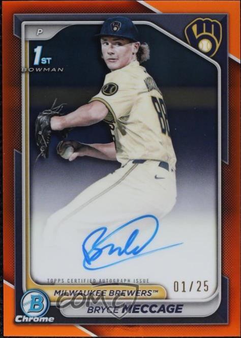Bryce Meccage [Orange Refractor] #CPA-BME