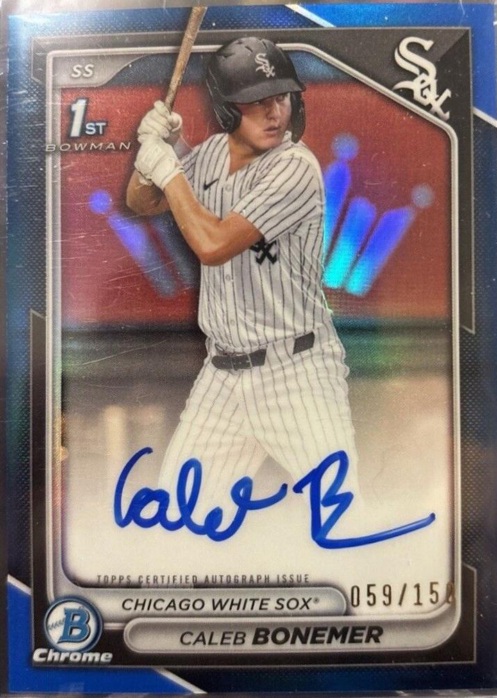 Caleb Bonemer [Blue Refractor] #CPA-CBO