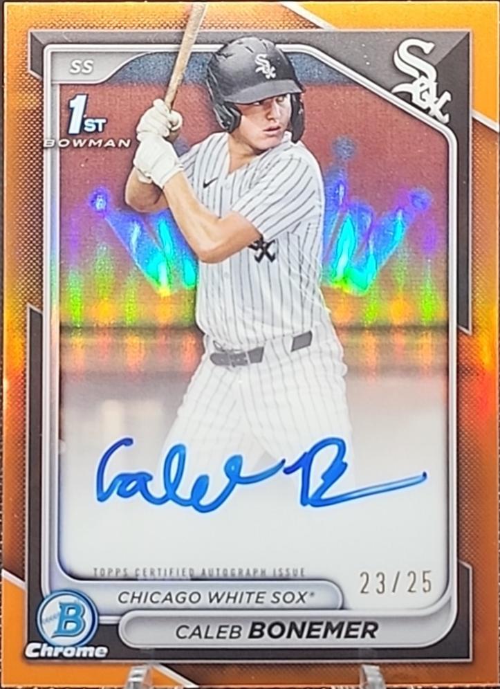 Caleb Bonemer [Orange Refractor] #CPA-CBO