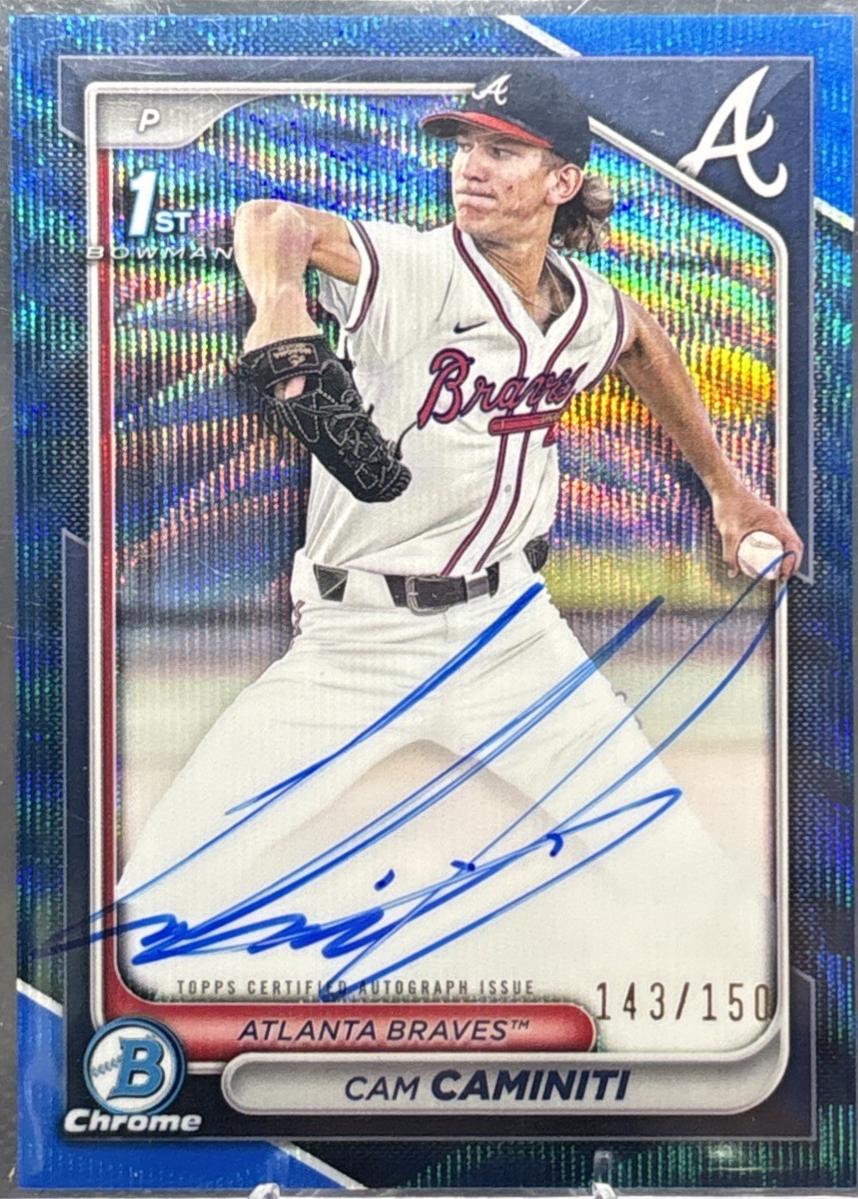 Cam Caminiti [Blue Wave Refractor] #CPA-CC