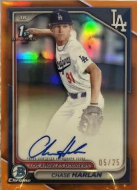 Chase Harlan [Orange Refractor] #CPA-CHA