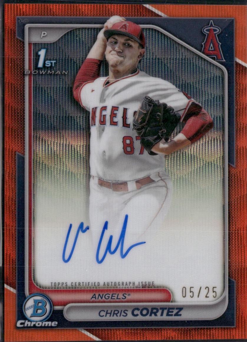 Chris Cortez [Orange Wave Refractor] #CPA-CCZ