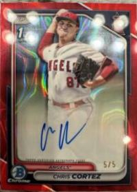 Chris Cortez [Red Refractor] #CPA-CCZ