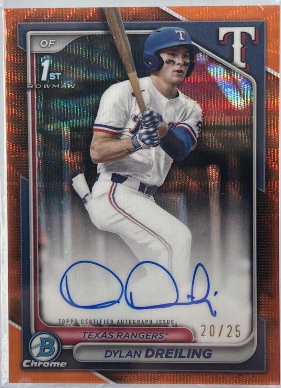 Dylan Dreiling [Orange Wave Refractor] #CPA-DD