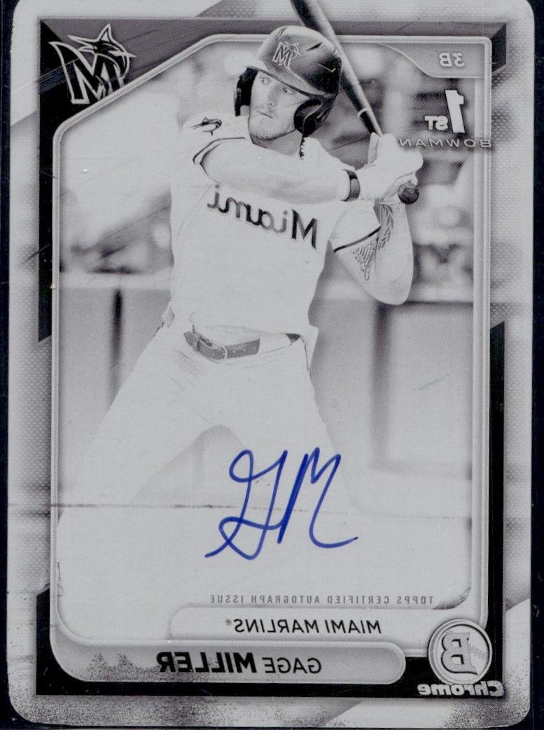 Gage Miller [Printing Plate] #CPA-GM