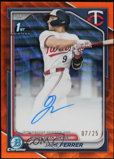 Jaime Ferrer [Orange Wave Refractor] #CPA-JF