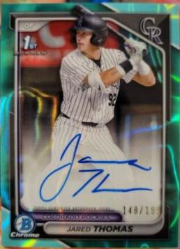 Jared Thomas [Aqua Lava Refractor] #CPA-JTH