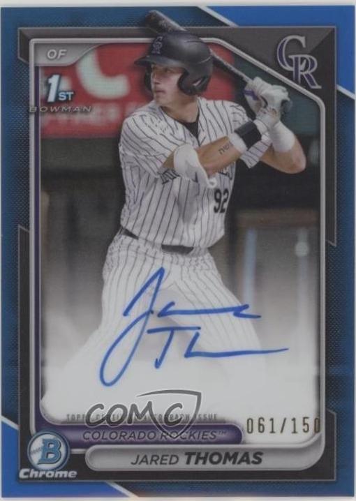 Jared Thomas [Blue Refractor] #CPA-JTH