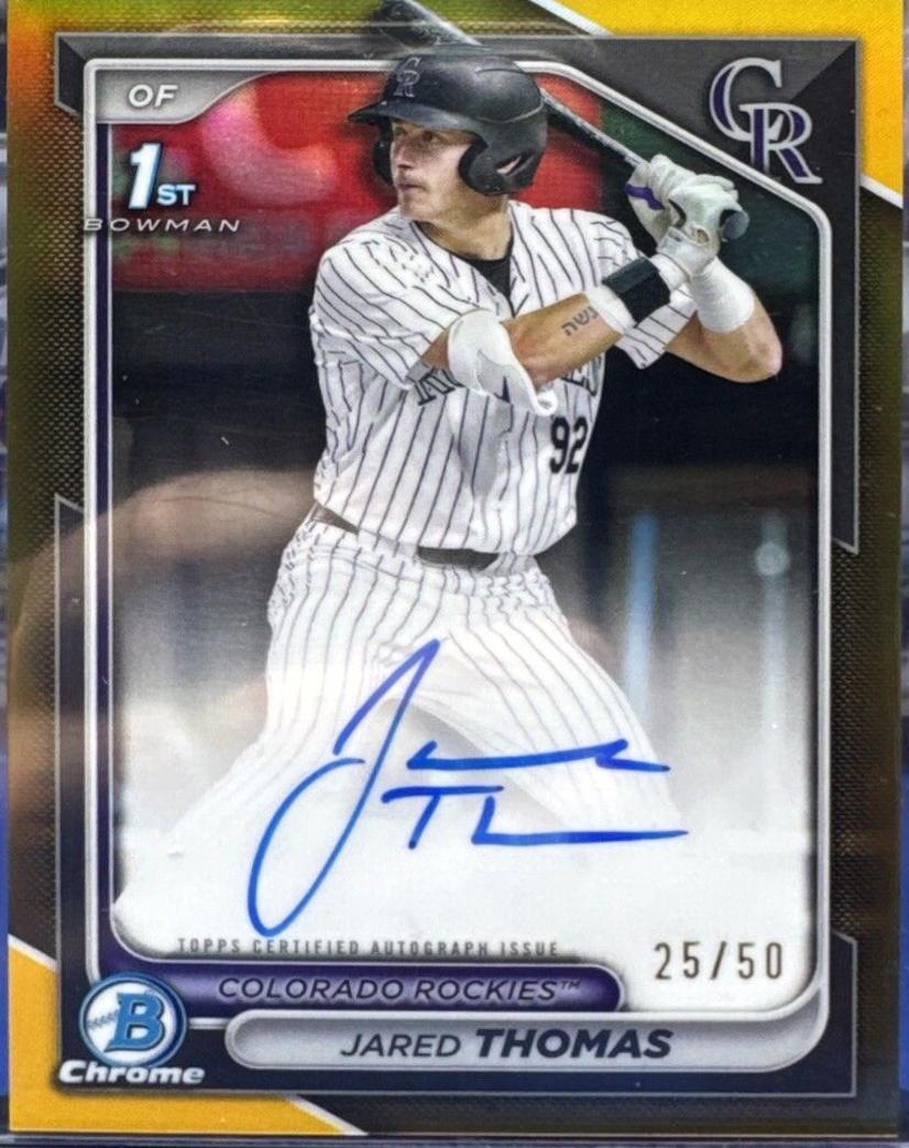 Jared Thomas [Gold Sapphire] #CPA-JTH