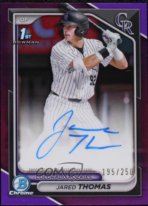 Jared Thomas [Purple Refractor] #CPA-JTH