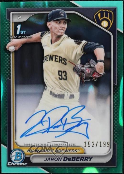 Jaron DeBerry [Aqua Lava Refractor] #CPA-JDE