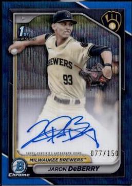 Jaron DeBerry [Blue Wave Refractor] #CPA-JDE