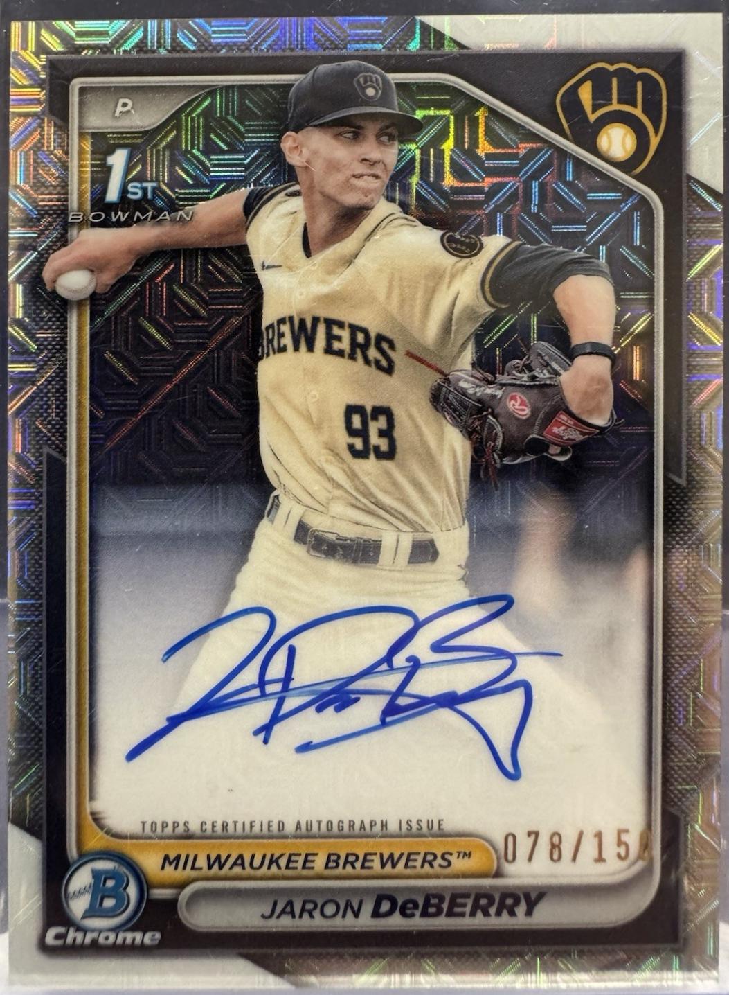 Jaron DeBerry [HTA Choice Refractor] #CPA-JDE