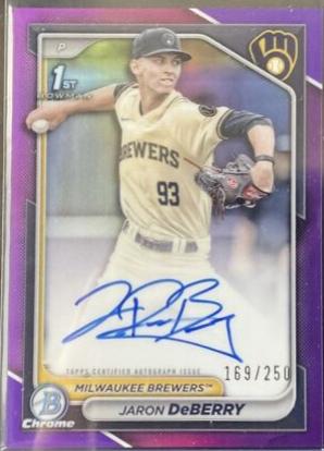 Jaron DeBerry [Purple Refractor] #CPA-JDE