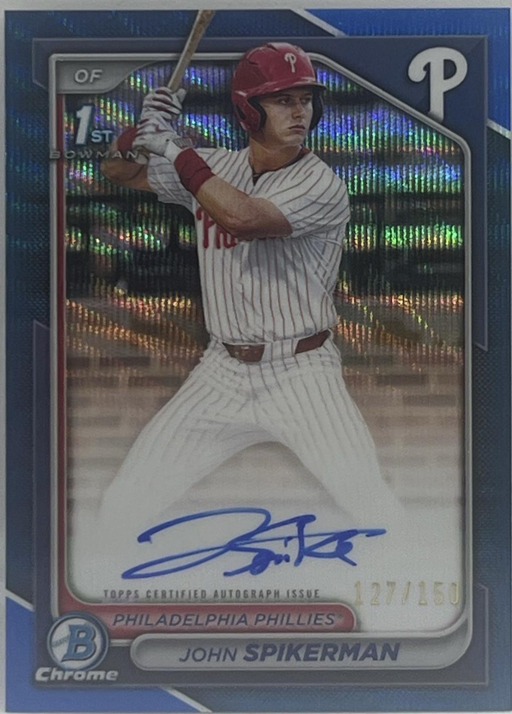 John Spikerman [Blue Wave Refractor] #CPA-JSP