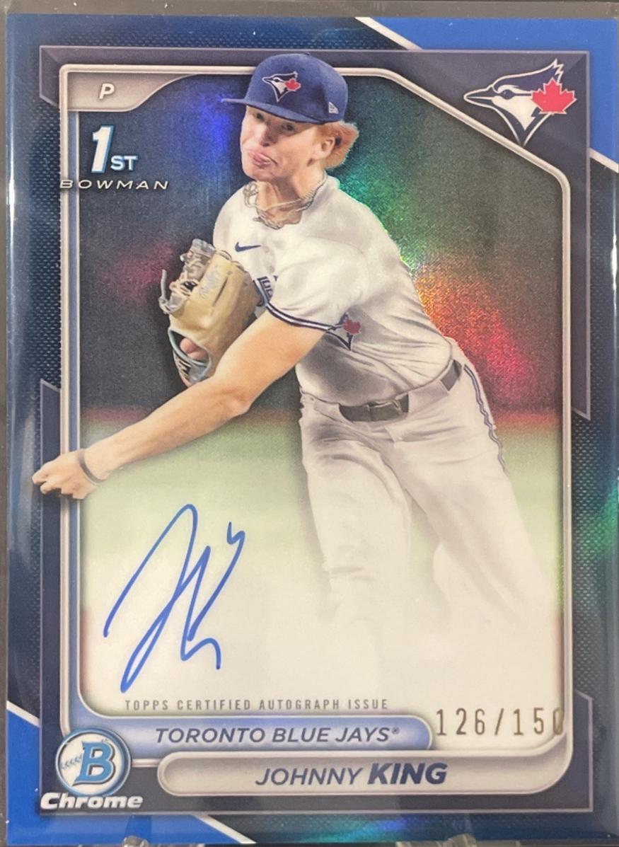 Johnny King [Blue Refractor] #CPA-JKI