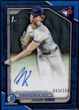 Johnny King [Blue Wave Refractor] #CPA-JKI