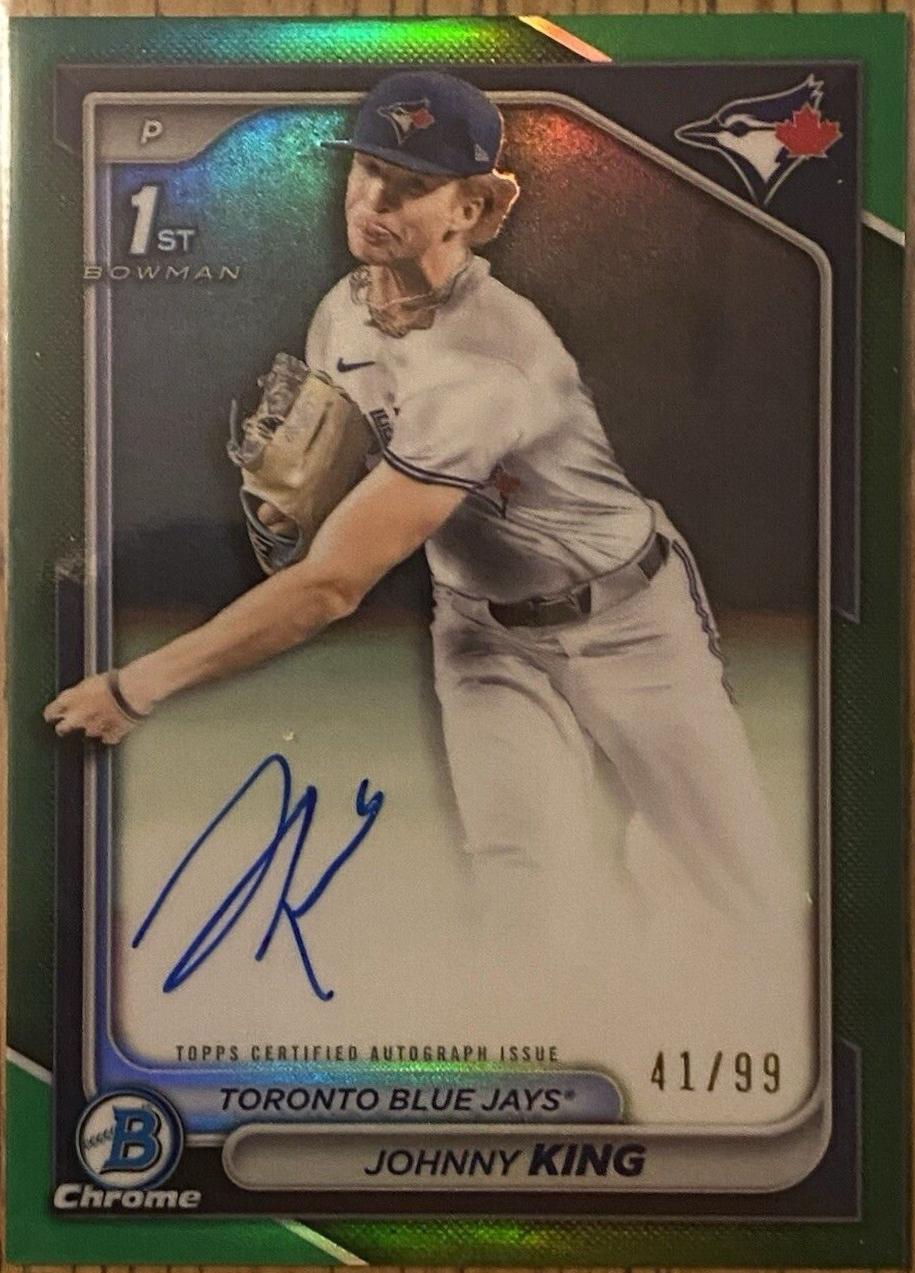 Johnny King [Green Refractor] #CPA-JKI