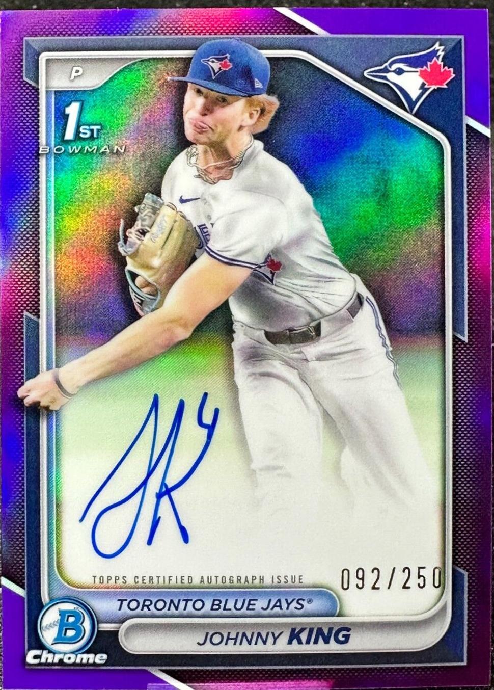 Johnny King [Purple Refractor] #CPA-JKI