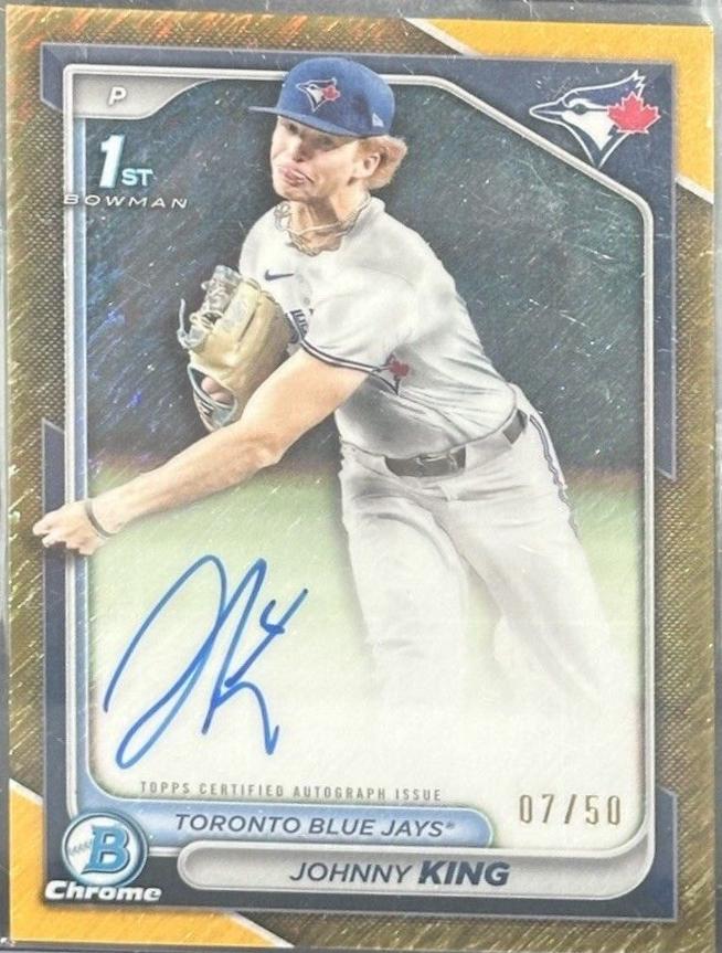 Johnny King [Shimmer Gold Refractor] #CPA-JKI