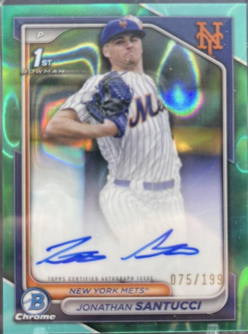 Jonathan Santucci [Aqua Lava Refractor] #CPA-JS