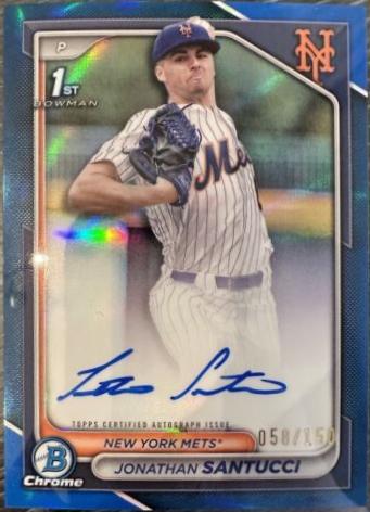 Jonathan Santucci [Blue Refractor] #CPA-JS