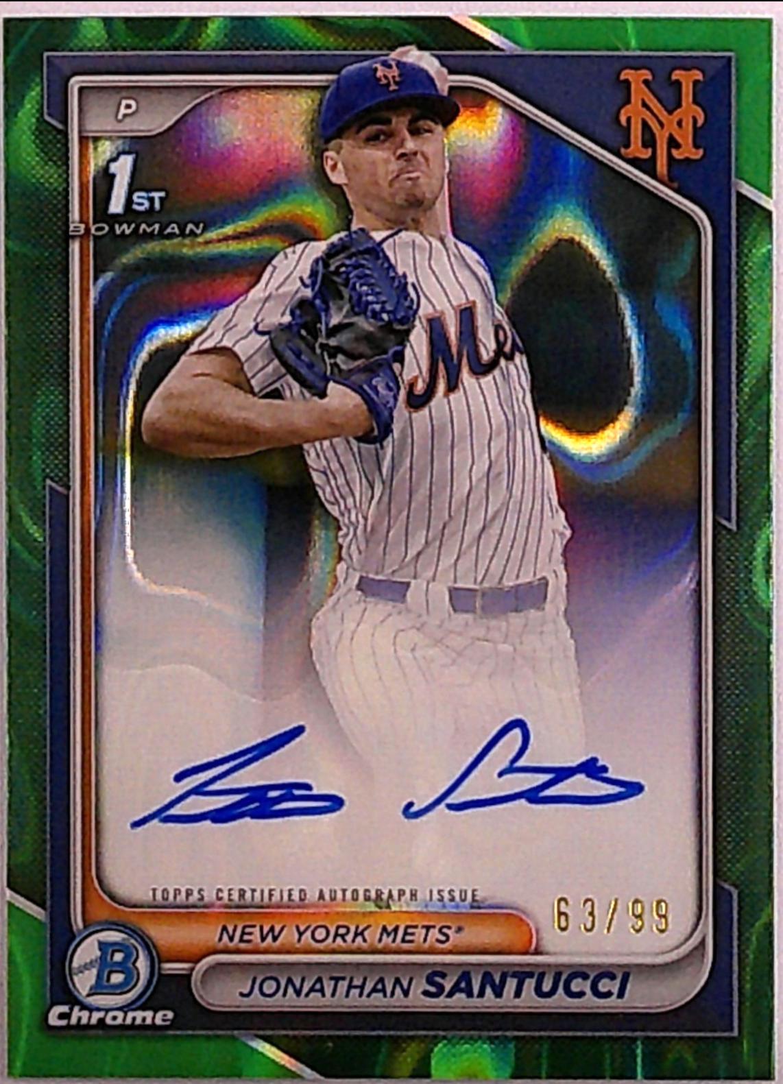 Jonathan Santucci [Green Lava Refractor] #CPA-JS