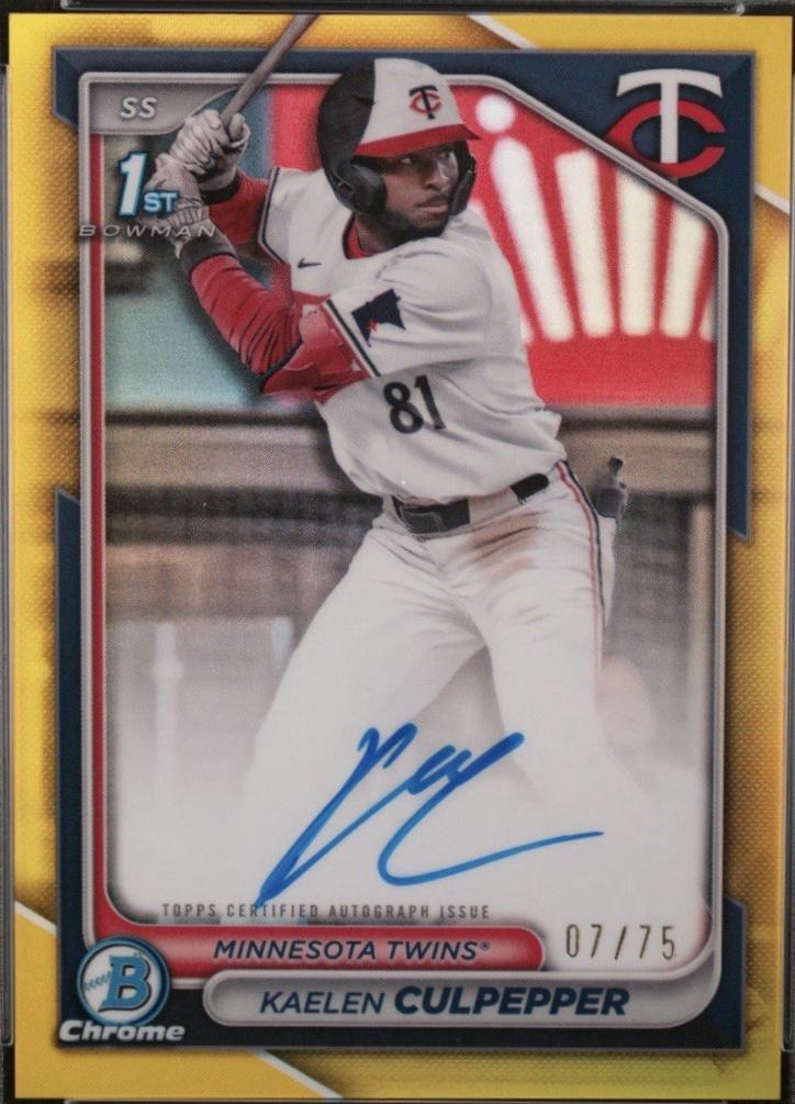 Kaelen Culpepper [Yellow Refractor] #CPA-KC