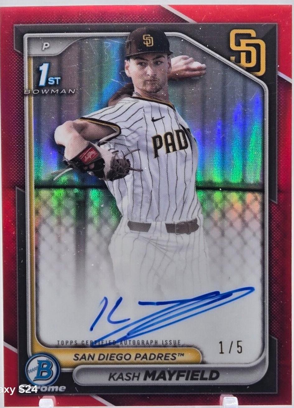 Kash Mayfield [Red Refractor] #CPA-KM