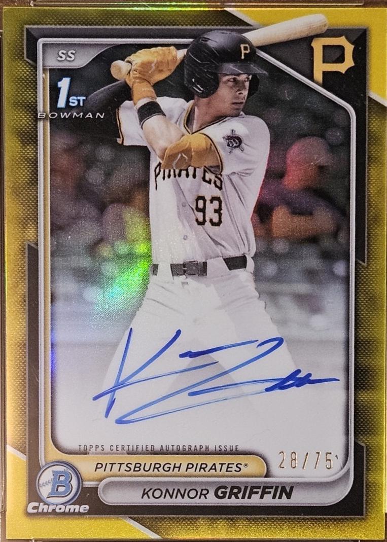 Konnor Griffin [Yellow Refractor] #CPA-KG