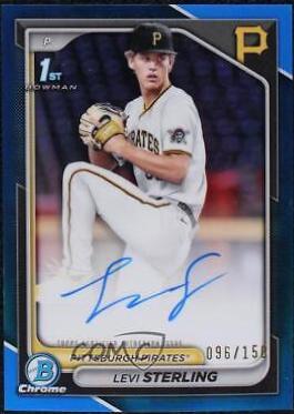 Levi Sterling [Blue Refractor] #CPA-LS