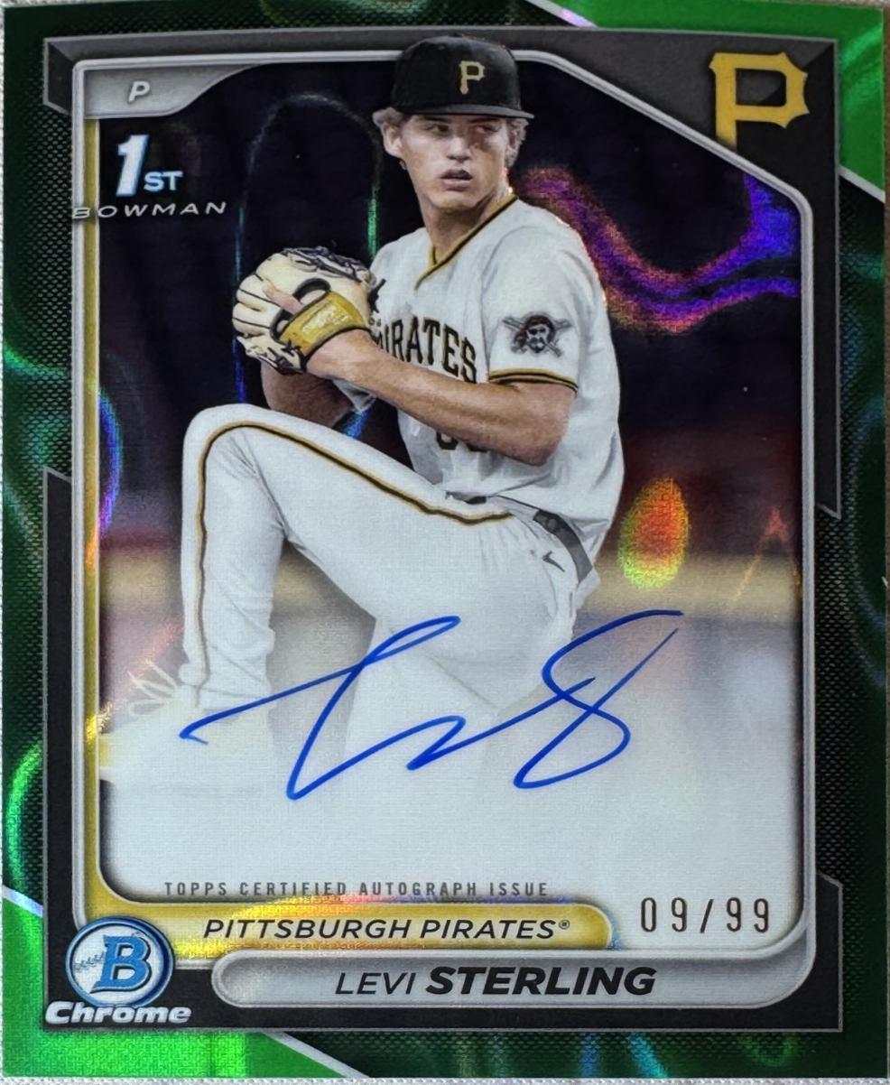 Levi Sterling [Green Lava Refractor] #CPA-LS