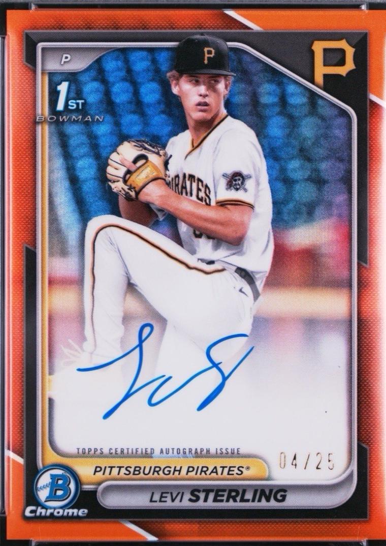 Levi Sterling [Orange Refractor] #CPA-LS
