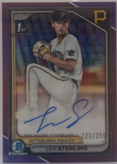 Levi Sterling [Purple Refractor] #CPA-LS