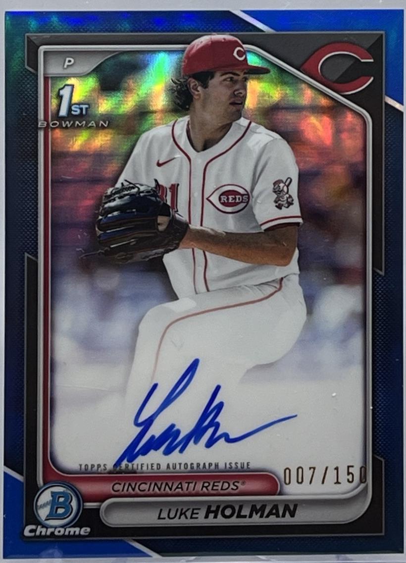 Luke Holman [Blue Refractor] #CPA-LH