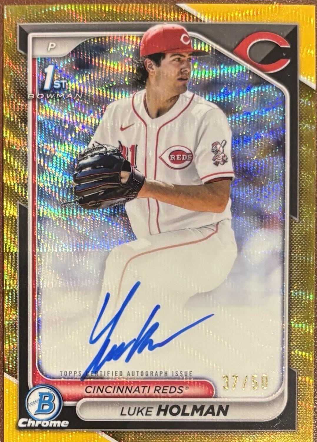 Luke Holman [Gold Wave Refractor] #CPA-LH