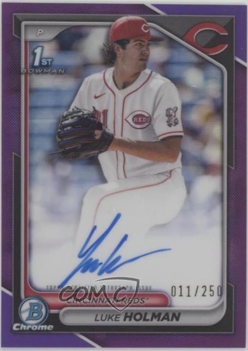 Luke Holman [Purple Refractor] #CPA-LH