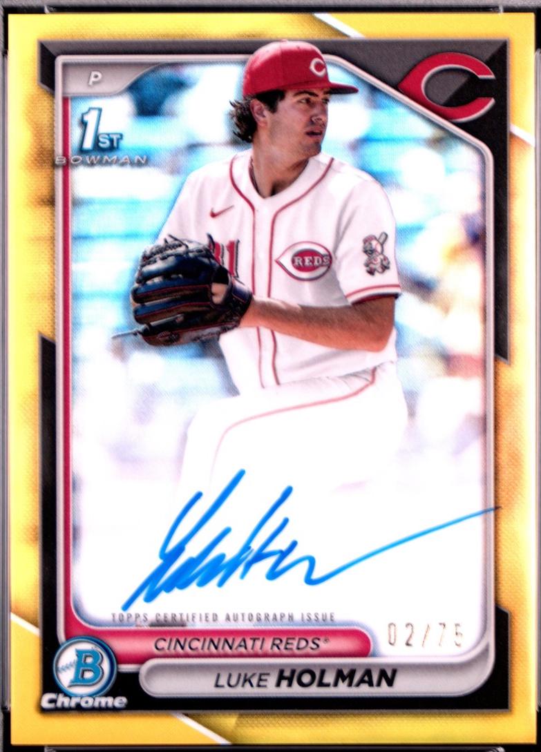 Luke Holman [Yellow Refractor] #CPA-LH