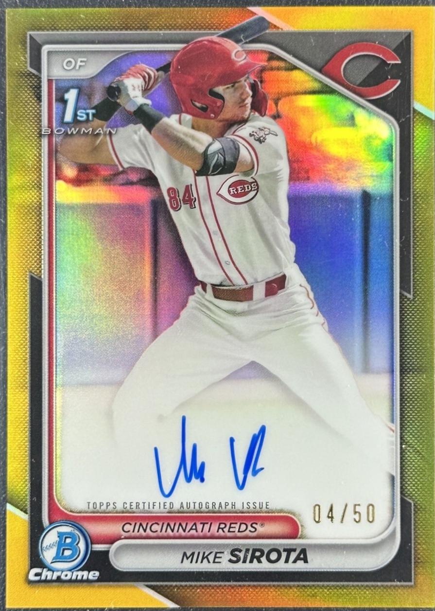 Mike Sirota [Gold Refractor] #CPA-MS