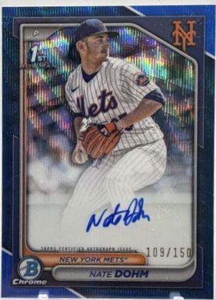 Nate Dohm [Blue Wave Refractor] #CPA-ND