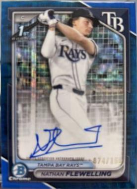 Nathan Flewelling [Blue Refractor] #CPA-NF
