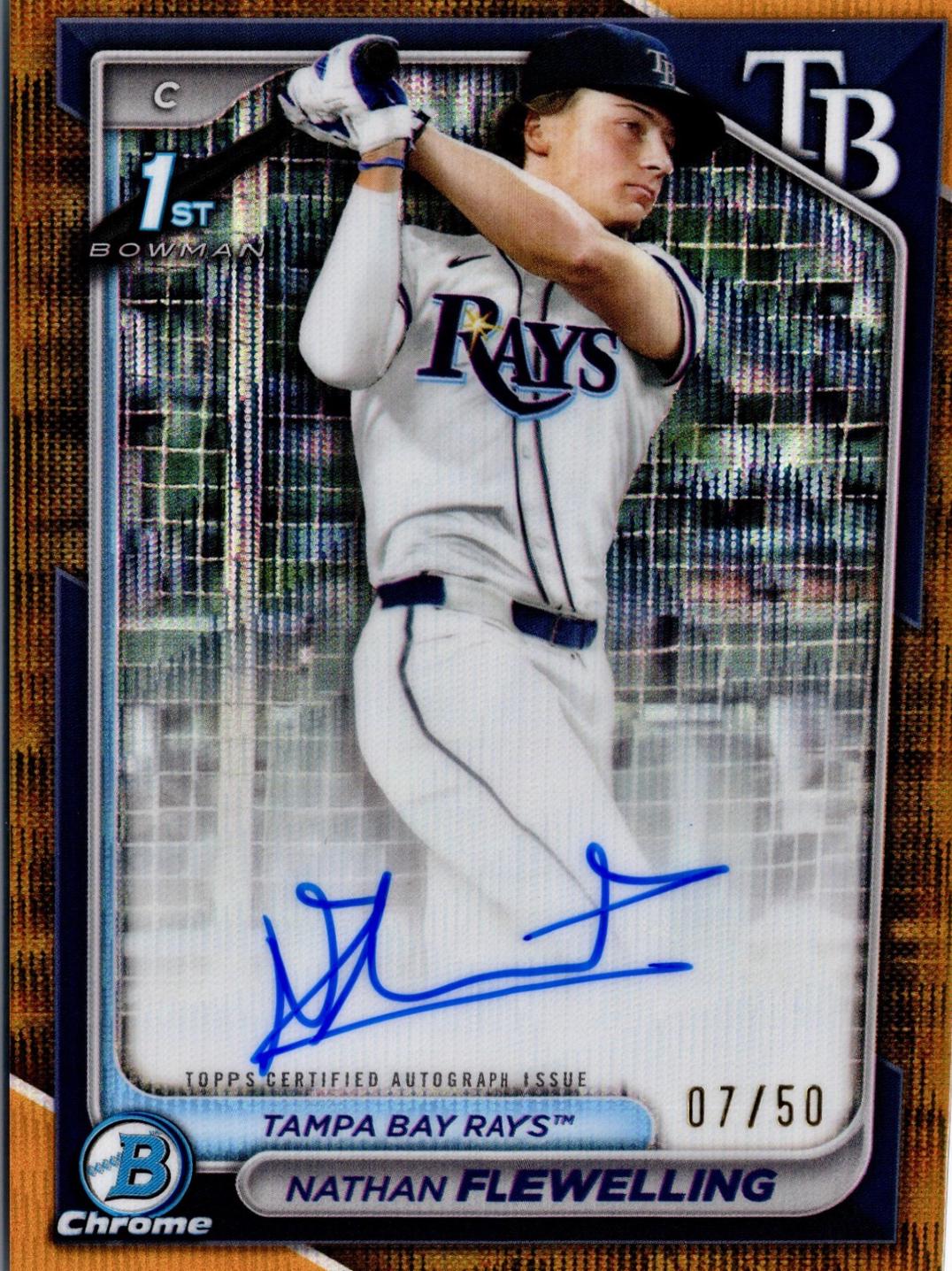 Nathan Flewelling [Gold Wave Refractor] #CPA-NF