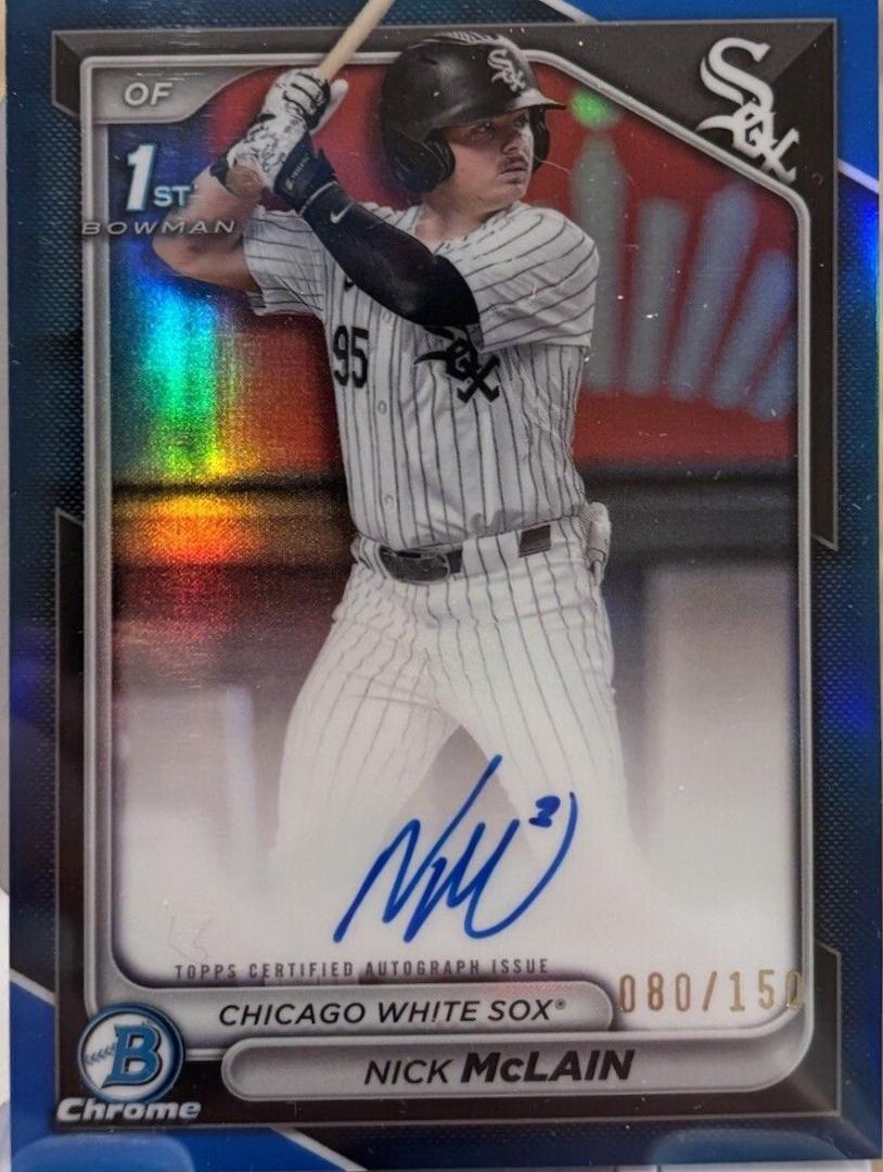 Nick McLain [Blue Refractor] #CPA-NM