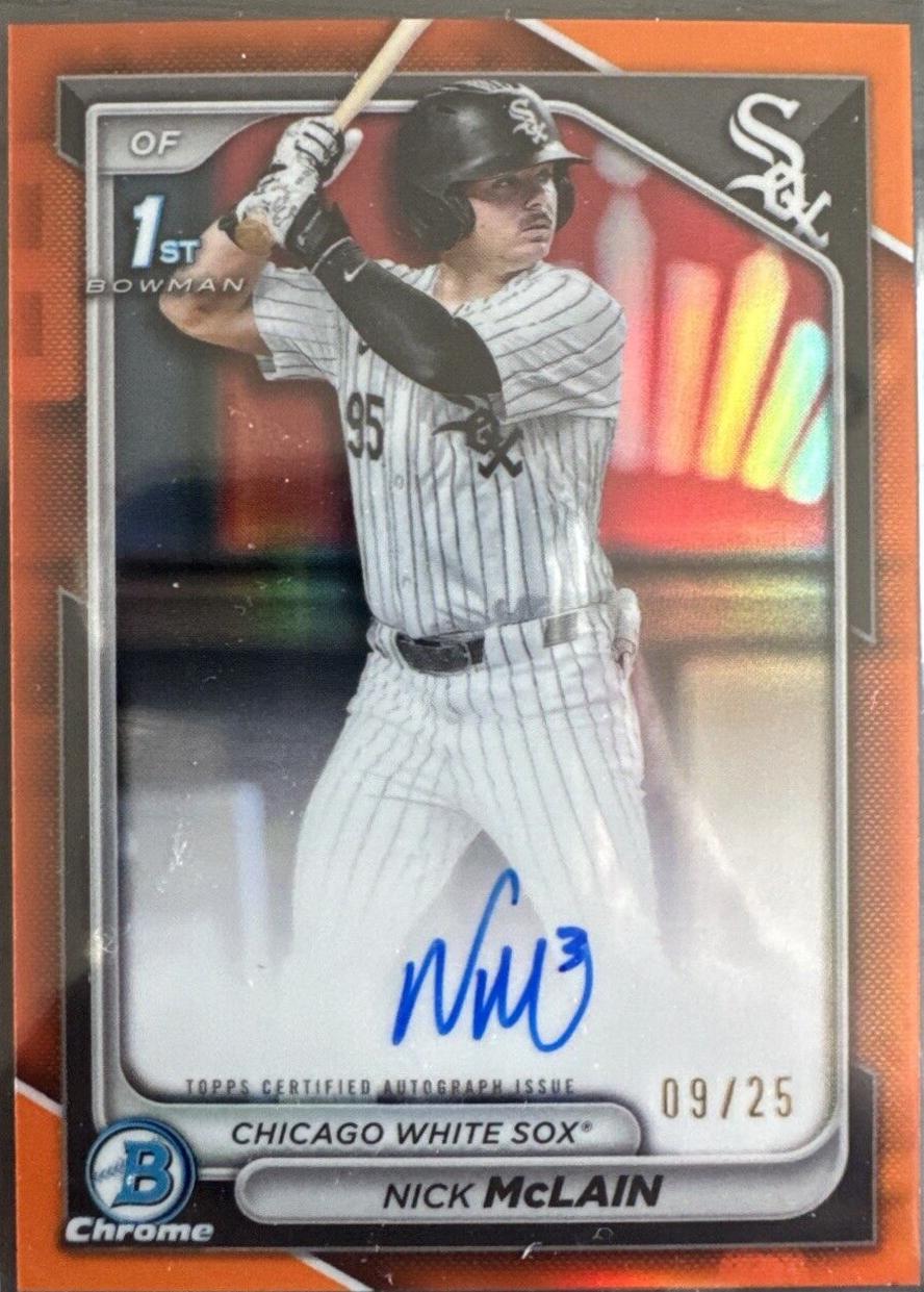 Nick McLain [Orange Refractor] #CPA-NM