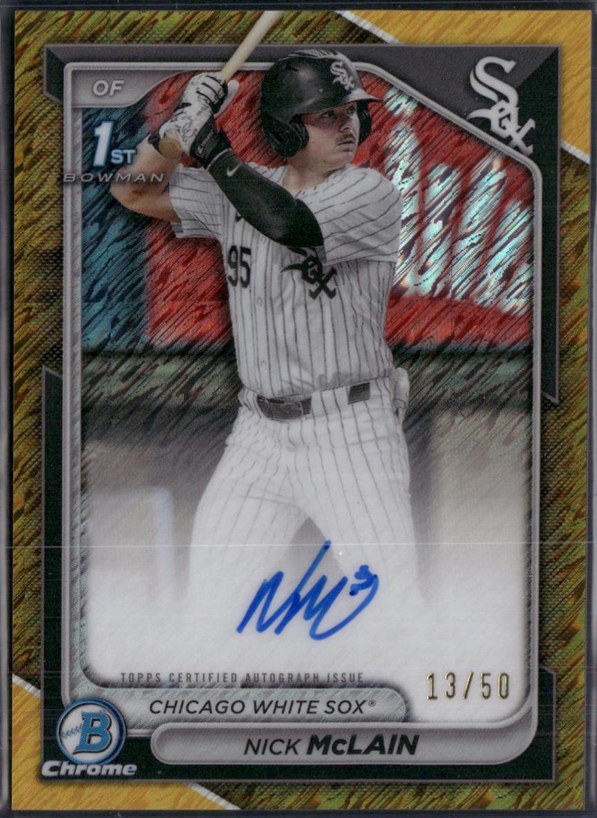 Nick McLain [Shimmer Gold Refractor] #CPA-NM