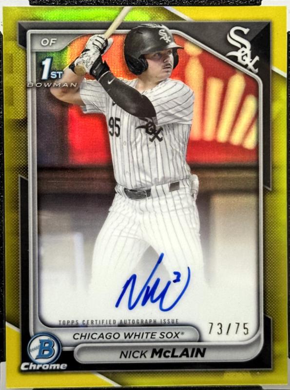 Nick McLain [Yellow Refractor] #CPA-NM