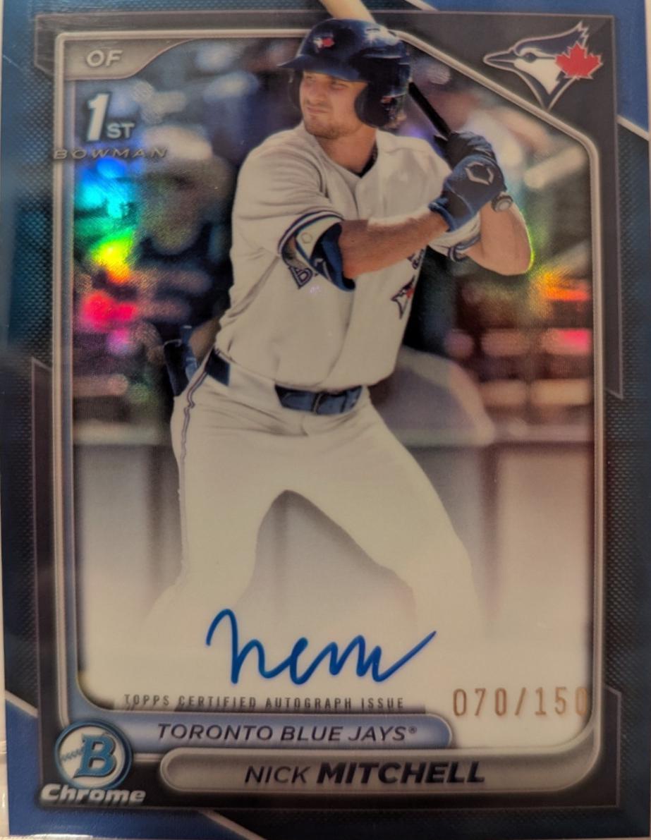 Nick Mitchell [Blue Refractor] #CPA-NMI