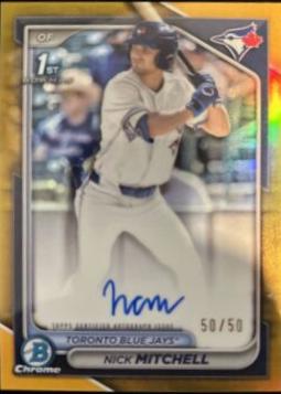 Nick Mitchell [Gold Refractor] #CPA-NMI